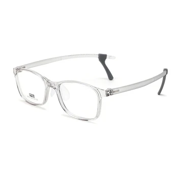 Легкие квадратные очки для защиты глаз Прозрачные очки в детской оптической оправе Комфортные противоскользящие очки при близорукости Для молодежи и студентов