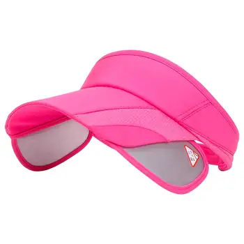 Летняя Женская шляпа с солнцезащитным козырьком, регулируемая с Выдвижными Полями, Защищающая от ультрафиолета Спортивную шляпу для пляжного тенниса