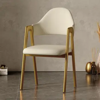 Лидер продаж, новый стол и стул, легкий роскошный обеденный стул со спинкой, домашний повседневный простой письменный стул A-line, скандинавский чай с молоком
