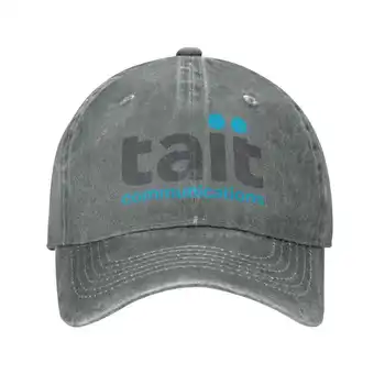 Логотип Tait Communications Модная качественная Джинсовая кепка Вязаная шапка Бейсболка