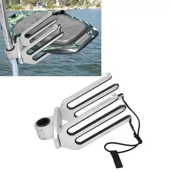 Матовый алюминиевый держатель для вышки для вейкбординга с ЧПУ, стойка для наколенников, Регулируемые аксессуары для яхт для лодки 