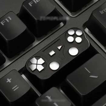 Металлический колпачок для геймпада, механическая клавиатура, колпачок для ключей из алюминиевого сплава, направление клавиши Backspace для переключателя Cherry MX
