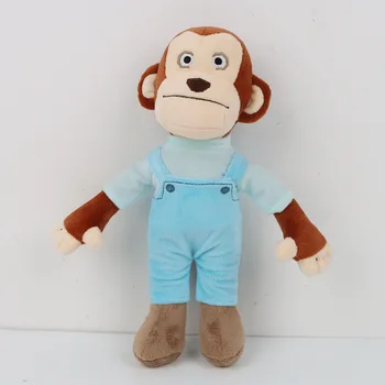 Милая плюшевая игрушка Amanda Adventure Monkey, Плюшевые 28-сантиметровые мягкие игрушки, Кукла, подарок на день рождения #4468
