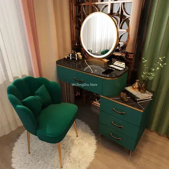 Минималистичные Современные Модные комоды Home Nordic Luxury Cute Storage Туалетный столик для макияжа, стул для Тщеславия, Балконная мебель FYH 0