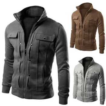 Модная мужская повседневная куртка, зимние пальто, Мужской тонкий кардиган с отворотом, куртка, зимняя теплая куртка для мужчин, chaquetas hombr