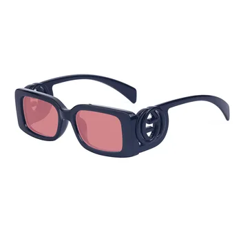 Модные солнцезащитные очки 2023 года, женские роскошные Квадратные Брендовые дизайнерские Новые Модные солнцезащитные очки в прямоугольной оправе для мужчин, солнцезащитные очки Унисекс