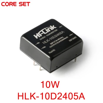 Модуль питания постоянного тока HLK-10D2405A 24VDC 5V 10WDC DC стабилизация постоянного напряжения 4:1 модуль питания с широким входным напряжением