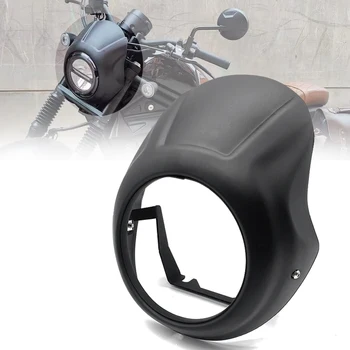 Мотоциклетная маска головного света, обтекатель фары, Комплекты для крепления передней вилки, подходящие для Honda Rebel CMX300 CMX500 CMX 300 500 2017-2021