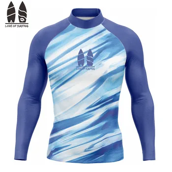 Мужская одежда для серфинга Rashguard, Летние купальники, рубашки с длинными рукавами, Купальники, одежда для дайвинга, рубашка с защитой от ультрафиолета, Пляжные майки