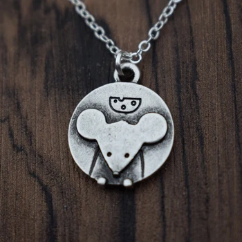 Мышонок-прекрасный подарок на память о животных, крошечное ожерелье SANLAN