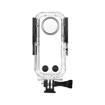 НАСАДКИ Для видеокамеры Insta360 X3 360 ° Портативные водонепроницаемые корпуса С уплотнением Погружной корпус Аксессуары для экшн-камер