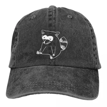 Нарисуйте белую бейсболку Мужские шляпы Женские защитные кепки с козырьком Snapback из енотовидных млекопитающих