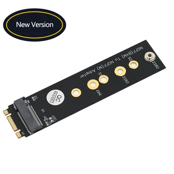 Новая версия адаптера M.2 NGFF Key B + M к Key M Поддерживает 2242 2260 2280 SSD-накопитель Типа M2 Key M Riser для шины PCI-E