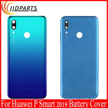 Новинка для Huawei P Smart 2019, Крышка батарейного отсека, POT-LX3, POT-L23, POT-LX1, POT-L21, POT-LX2, Корпус задней двери, Задние Стеклянные детали
