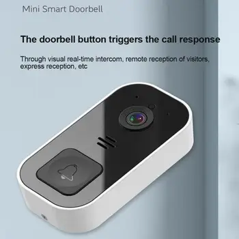 Новый визуальный дверной звонок Mini 03, умное приложение, удаленный видео-Голосовой дверной звонок, Изменяемый звук и видео, общий доступ к нескольким учетным записям, дверной звонок с искусственным интеллектом. 0