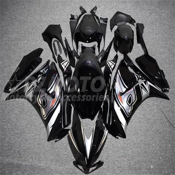 Новый комплект обтекателей для мотоциклов ABS, пригодный для HONDA CBR1000RR 2012 2013 2014 2015 2016 12 13 14 15 16 Комплект кузова Черный, серебристый