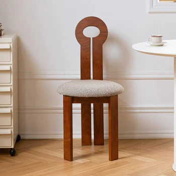 Обеденные стулья из Скандинавского дерева, Современный дизайн, Роскошное Офисное кресло, салон для переодевания, шезлонги для спальни, Мебель Salle Manger T50CY 0