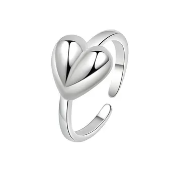 Обожаю женское модное простое кольцо, Нишевое Глянцевое женское открывающееся универсальное ювелирное кольцо высокого качества