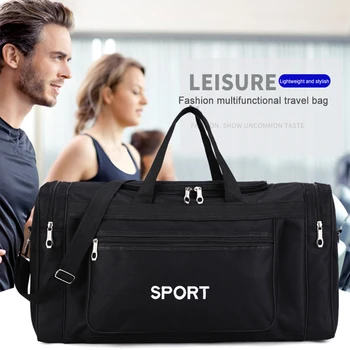 Оксфордская спортивная сумка Большой емкости, спортивный рюкзак для занятий йогой, водонепроницаемый на молнии, многофункциональный, износостойкий для путешествий, плавания