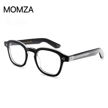 Оригинальные мужские солнцезащитные очки с модными линзами MOMZA Johnny Depp UV400 в классической ретро-роскошной ацетатной оправе Женские очки с логотипом бренда