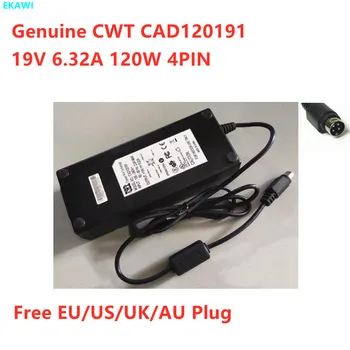 Оригинальный 4-контактный адаптер переменного тока CWT CAD120191 19V 6.32A мощностью 120 Вт для зарядного устройства