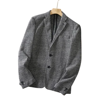 Осень 2023, мужской высококлассный пиджак, деловой повседневный костюм, пиджак tide