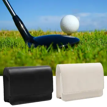 Открытый гольф-дальномер, кожаный чехол, сумка для хранения, модная Корейская трендовая сумка-дальномер с заклепками, мужские аксессуары для гольфа