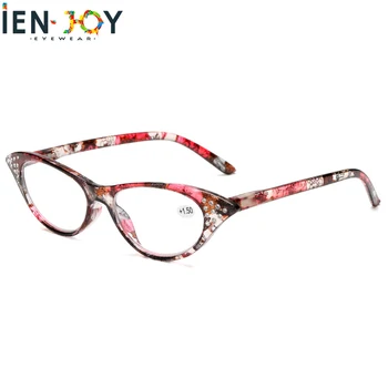 Очки для чтения IENJOY Модные оправы для очков с кошачьим глазом, модные Повседневные очки для чтения, очки для женщин при пресбиопии.