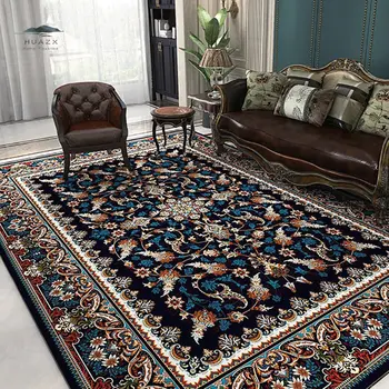 Персидский ковер из марокко, домашние коврики большой площади для гостиной, коврики для пола, украшение спальни, цветочный диван, нескользящий мягкий фланелевый коврик
