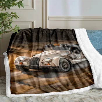Плюшевое флисовое одеяло с 3D-печатью Tiger, Модные одеяла для взрослых, Домашний Офис, Моющееся пуховое одеяло, Повседневное одеяло для шерпа для детей и девочек 0