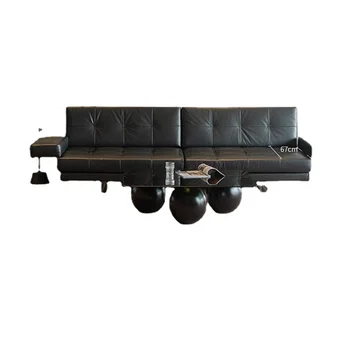 Подвесной диван YY /итальянский диван из импортной кожи Napa средней древности