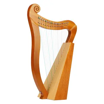 Портативная Арфа-Лира Harp 23 19 15 Струн Плюс Половинная Клавиша Лира Струнный Музыкальный инструмент