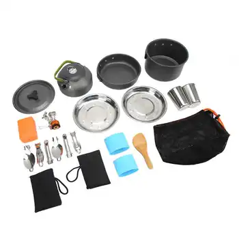 Портативный набор столовых приборов Антикоррозийный набор походной посуды для скалолазания 0