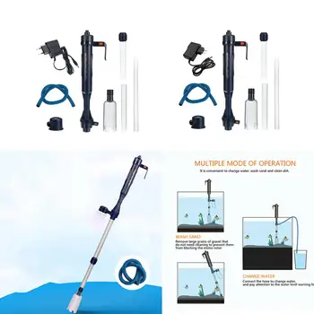 Практичный сифон для воды Инструмент для чистки Durabloe Инструмент для рыбы Насос для фильтрации воды Электрический Сифон для продажи 0