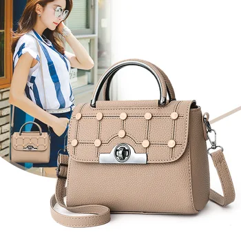 Простая модная женская сумка на плечо wild new tide, корейские модные сумки через плечо, маленькая квадратная сумка jiali 23x12x17 см