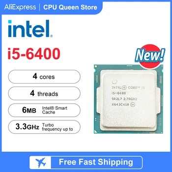 Процессор Intel® Core™ i5-6400 с 4 ядрами и 4 потоками, кэш-память 6 М, частота LGA1151 до 3,30 ГГц, без вентилятора 4