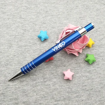 Роскошная подарочная ручка на День рождения, высококачественная, 1 шт., бесплатная на заказ с текстом вашего имени, персонализированная шариковая ручка