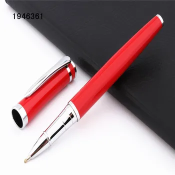 Роскошное качество 3035 Красная студенческая школьная офисная ручка-роллер со средним пером Новая 0