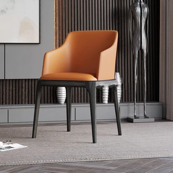 Роскошное кресло для гостиной в скандинавском стиле, Растягивающееся Дерево, Дизайнерская столовая, Металлическое кресло для макияжа, Письменный стол, Офисный дизайнер, мебель для дома Poltrona 0