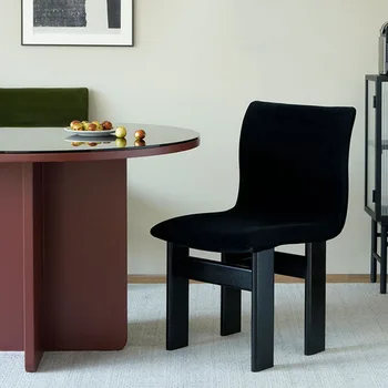 Роскошные акриловые стулья Современная столовая Минималистичные стулья в итальянском стиле со спинкой Эргономичные шезлонги Salle Manger Мебель для дома 0