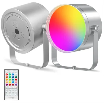 Светодиодный видеосвет RGB Mood 2 с дистанционным управлением 36000 цветов, музыкальный режим, изменяющее цвет Освещение для сцены, бара, вечеринки, клуба, Youtube Tiktok