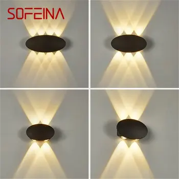 Светодиодный настенный светильник SOFEINA, современный уличный светильник, креативное бра, водонепроницаемый светильник для домашнего коридора