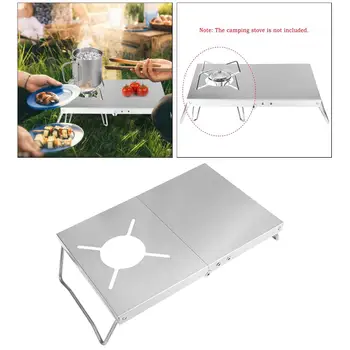 Складной стол для кемпинга на открытом воздухе, разделенная подставка, газовая скамейка для приготовления пищи