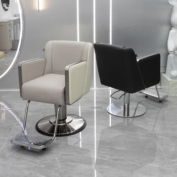 Современные роскошные парикмахерские кресла, профессиональная парикмахерская, парикмахерские кресла, мебель для парикмахерского салона, подъемник для салона красоты, вращающееся кресло Z