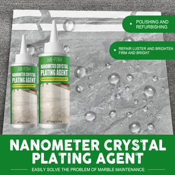 Средство для покрытия камня кристаллами, полирующее мрамор нанокристаллическое жидкое осветляющее средство для восстановления царапин на плитке 0