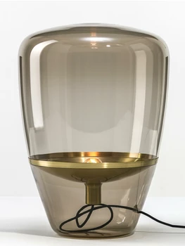 Стеклянная Лампа для гостиной Современный Угловой Стол Настольная Прикроватная Лампа Прикроватная Тумбочка для спальни Креативная Настольная Лампа 0