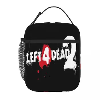 Сумки-холодильники с логотипом LEFT 4 DEAD 2 для ланча, изолированные сумки, Женские сумки для ланча