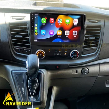 Супер Тонкий Автомобильный Android 13 Мультимедийный Видеоплеер GPS Авторадио Для Ford Transit T250 2022 Стерео Bluetooth CarPlay Головное Устройство