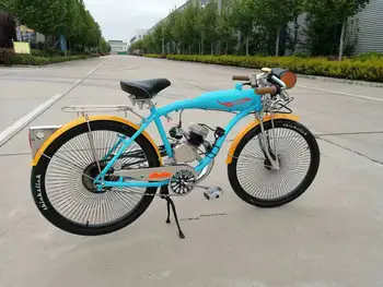 Супер крутой моторизованный велосипед Модифицированный велосипед с 2,7-литровым баком на топливном баке Мотокросс Питбайк Dirt Bike Классический дисплей