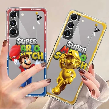 ТПУ Чехол Для телефона Super Mario Game Anime Для Samsung Galaxy S20 FE S21 Plus S22 Ultra 5G S23 S22Ultra S23Ultra S20FE S21FE